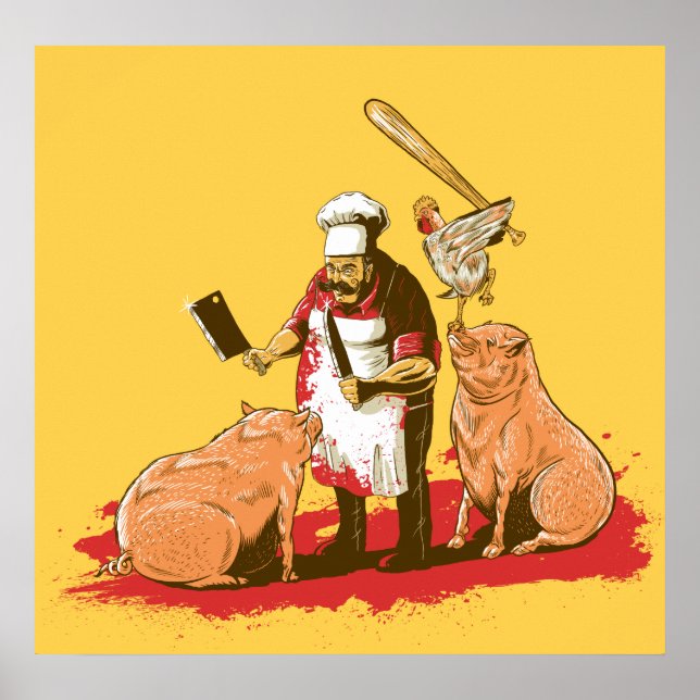 Póster El día en que la comida se recuperó (Frente)