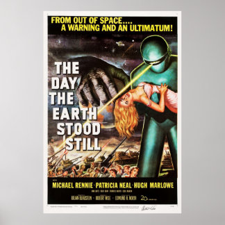 Póster EL DÍA EN QUE LA TIERRA PERMANECIÓ TODAVÍA EL Cult