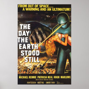 Póster El día en que la Tierra se mantuvo