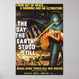 Póster El día en que la Tierra se mantuvo