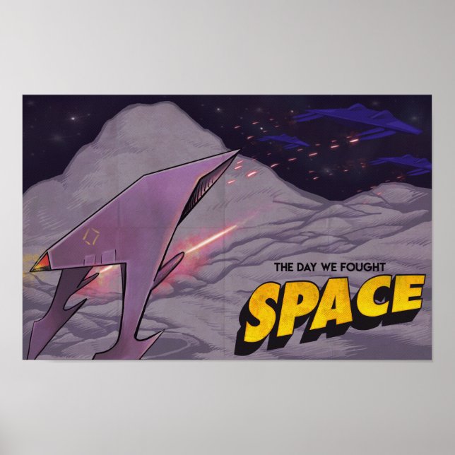 Póster El día en que luchamos contra el espacio - Poster  (Frente)