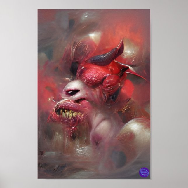 PÓSTER EL DIABLO DE JERSEY (Frente)