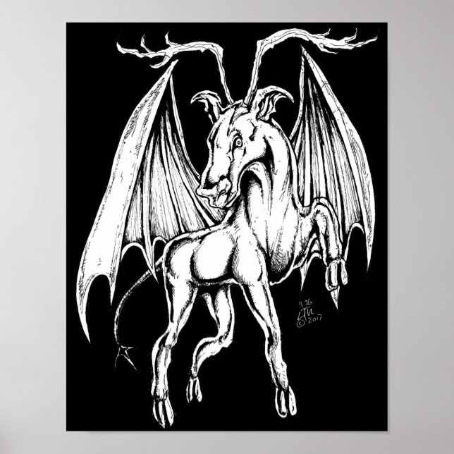 Póster El diablo de Jersey (Frente)