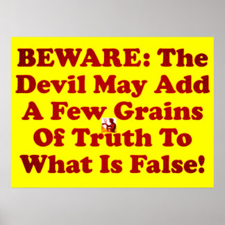 Póster ¡El Diablo Es Un Mentiroso!