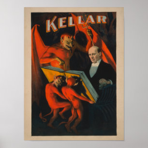 Póster El diablo Kellar y los demonios con el Poster del 