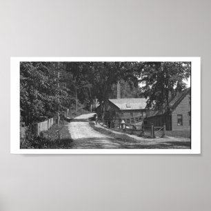 Póster El diamante muele Co. de papel Millburn NJ