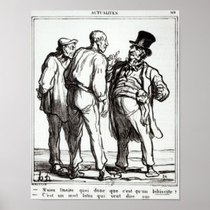 Póster El diario "Le Charivari"