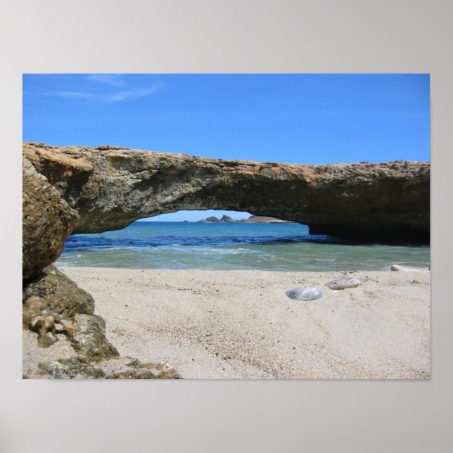 Póster El difunto puente natural de Aruba (Frente)