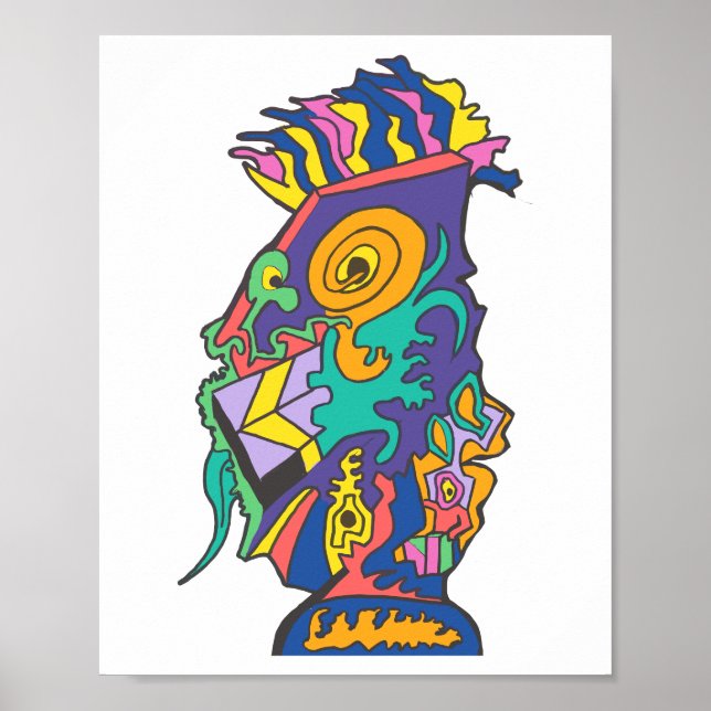 Póster El dilema de la lagartija (Frente)