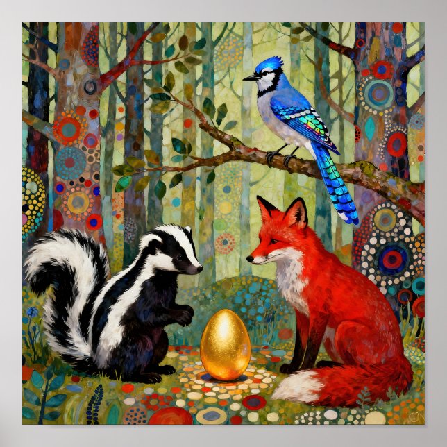 Póster “El dilema dorado” (Frente)