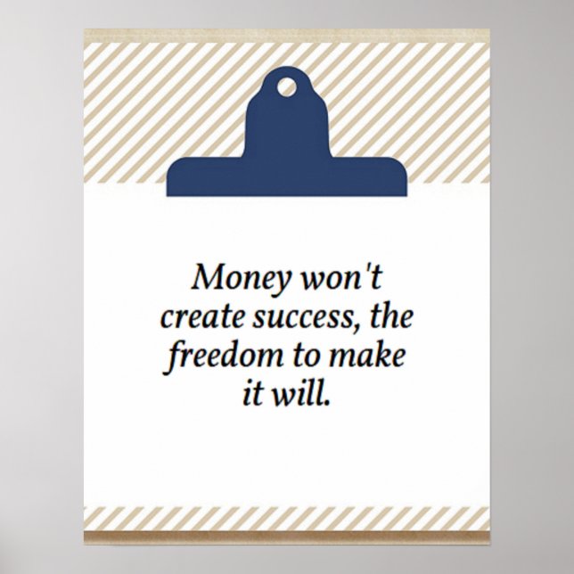 Póster El dinero no creará una cita de éxito (Frente)