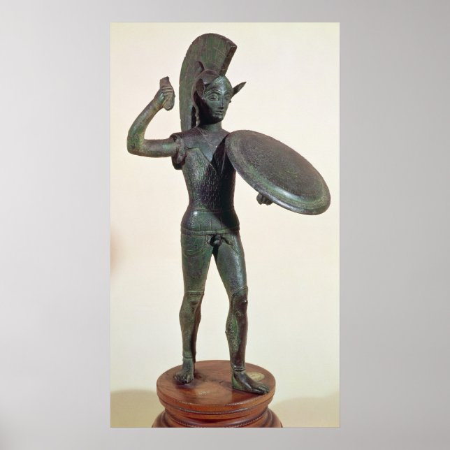 Póster El Dios Marte o un Guerrero (Frente)