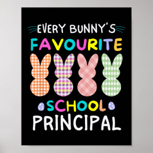 Póster El director de escuela favorito de todos los conej
