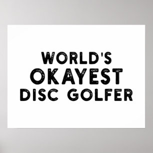 Póster El disco de golf más Okayest del mundo, papá