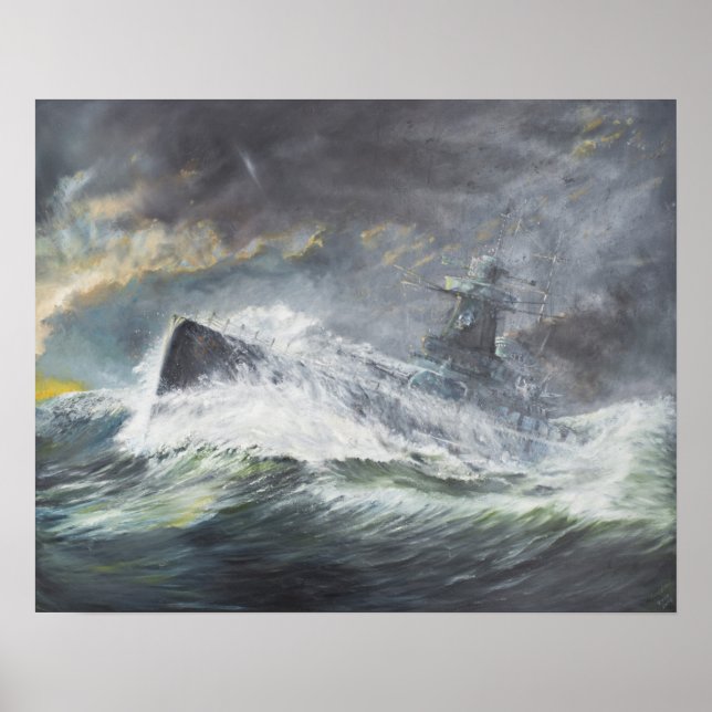 Póster El discurso de la tumba entra al Océano Índico el  (Frente)