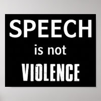El discurso no es violencia