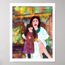 Póster El diseño creativo de la madre e hija LeeMarie