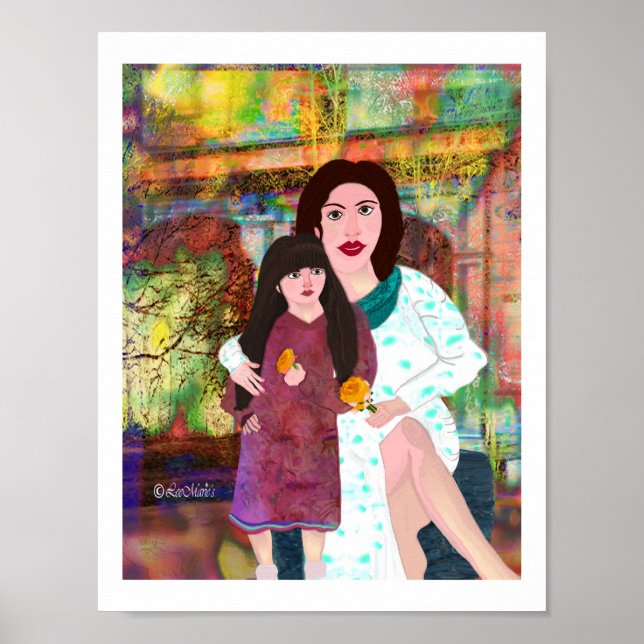 Póster El diseño creativo de la madre e hija LeeMarie (Frente)