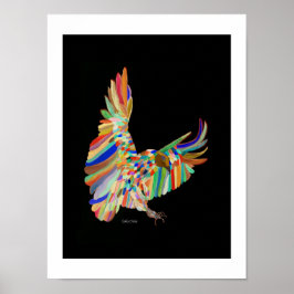 Póster El diseño creativo de Rainbow LeeMarie