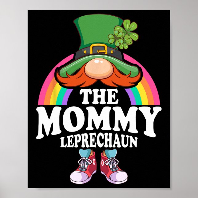 Póster El disfraz del Día de la Mami Leprechaun St Patric (Frente)