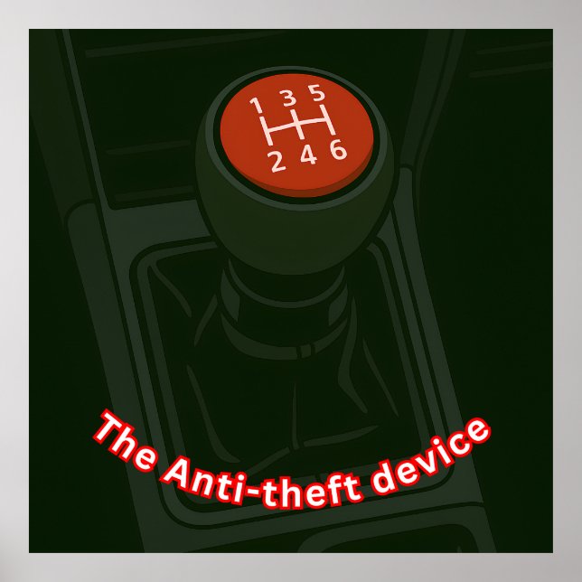 Póster El dispositivo antihurto (Frente)
