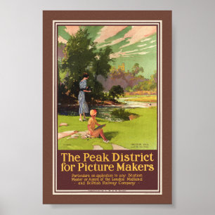 Póster El distrito de Peak para creadores de imágenes Pos