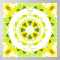 El divertido ascenso verde amarillo y brillante es