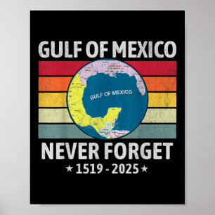 Póster El Divertido Golfo De Estados Unidos Golfo De Méxi