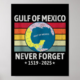 Póster El Divertido Golfo De Estados Unidos Golfo De Méxi