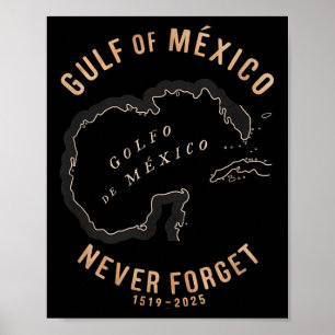 Póster El Divertido Golfo De Estados Unidos Golfo De Méxi
