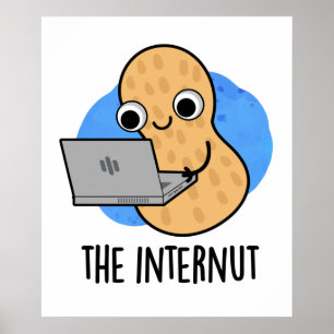 Póster El divertido juego de maní de internet de Internut