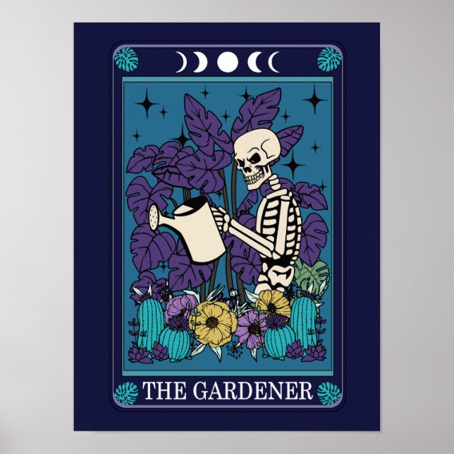 Póster El divertido tarot del jardinero (Frente)