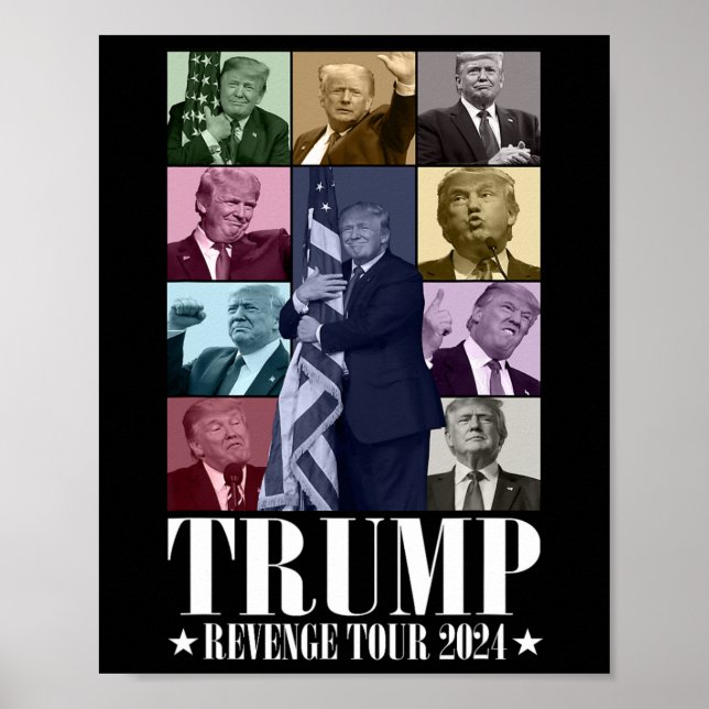 Póster El divertido tour Trump por la venganza 2024 (Frente)