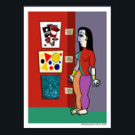 Póster El documento descalzo<br><div class="desc">Diseño abstracto original de Rockett Graphics.</div>