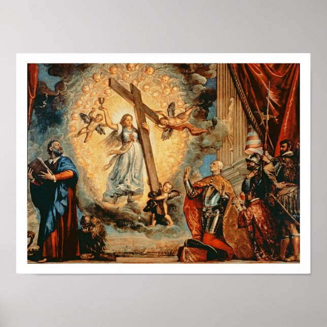 Póster El Doge Grimani arrodillado ante la fe (Frente)