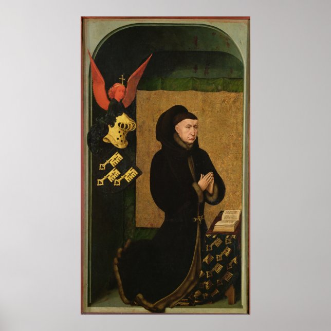 Póster El donante, canciller Nicholas Rolin (Frente)