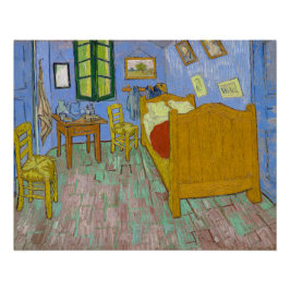 Póster El dormitorio de Vincent Van Gogh