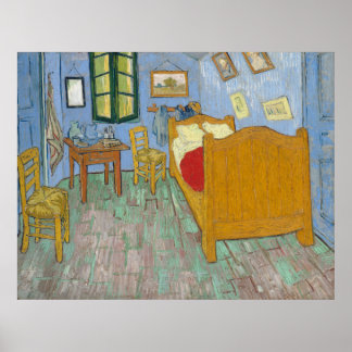 Póster El dormitorio de Vincent Van Gogh