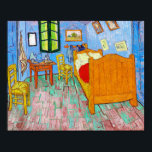 Póster El dormitorio, Van Gogh<br><div class="desc">Vincent Willem van Gogh (30 de marzo de 1853 a 29 de julio de 1890) fue un pintor holandés post-impresionista que figura entre las figuras más famosas e influyentes de la historia del arte occidental. En poco más de una década, creó unas 2.100 obras de arte, entre ellas unas 860...</div>