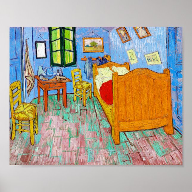 Póster El dormitorio, Van Gogh (Frente)