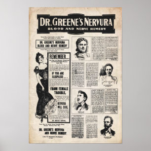 Póster El Dr. Greene Nervura Poster del vintage