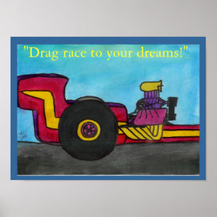 Póster "El Dragster"