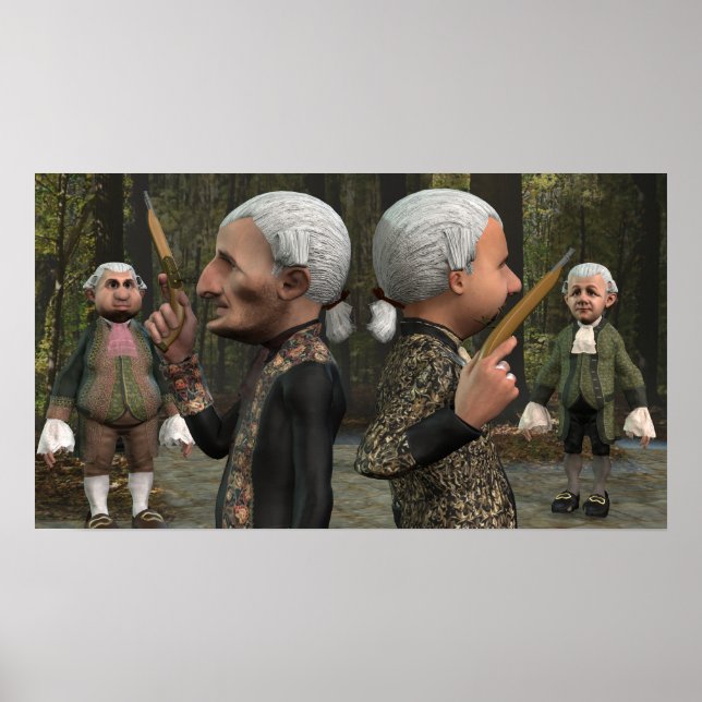 Póster El duelo - pequeño Poster (Frente)