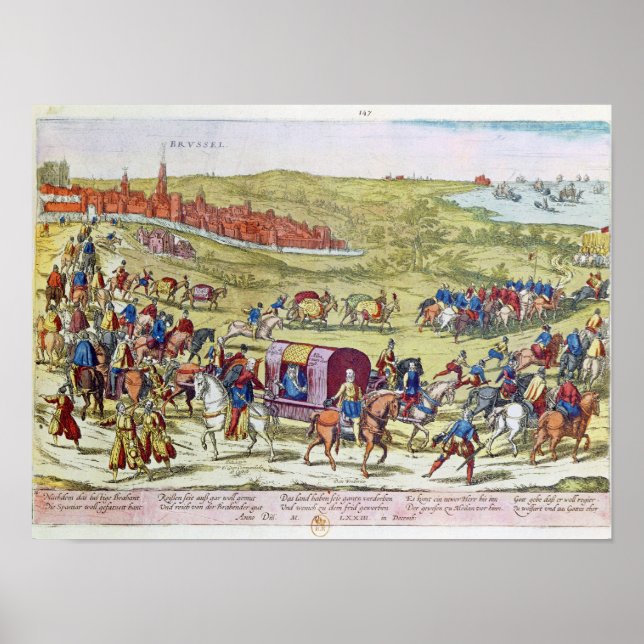 Póster El duque de Alba, recordado a España (Frente)