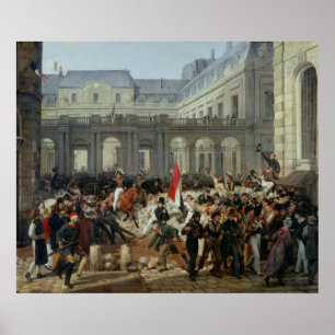 Póster El duque de Orleans deja el Palacio Real