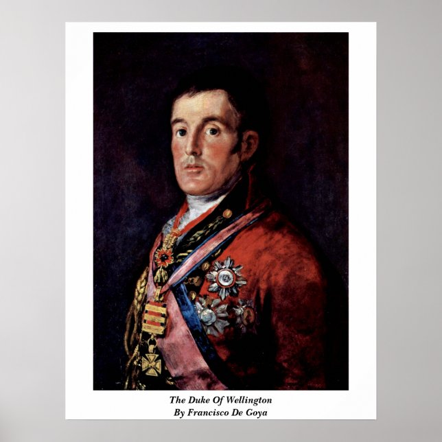 Póster El Duque De Wellington Por Francisco De Goya (Frente)