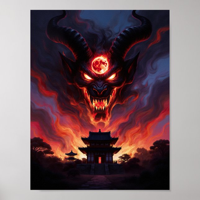 Póster El eclipse infernal (Frente)