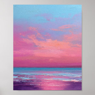 Póster El eco infinito del atardecer