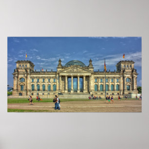 Póster El edificio Reichstag, Berlín