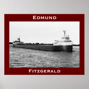 Póster El Edmund Fitzgerald en el río St. Clair